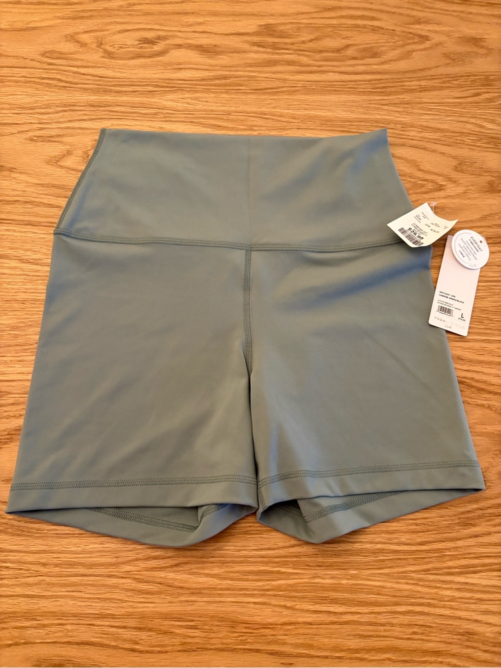 Women’s Yoga Shorts - Sage Green (Size L)